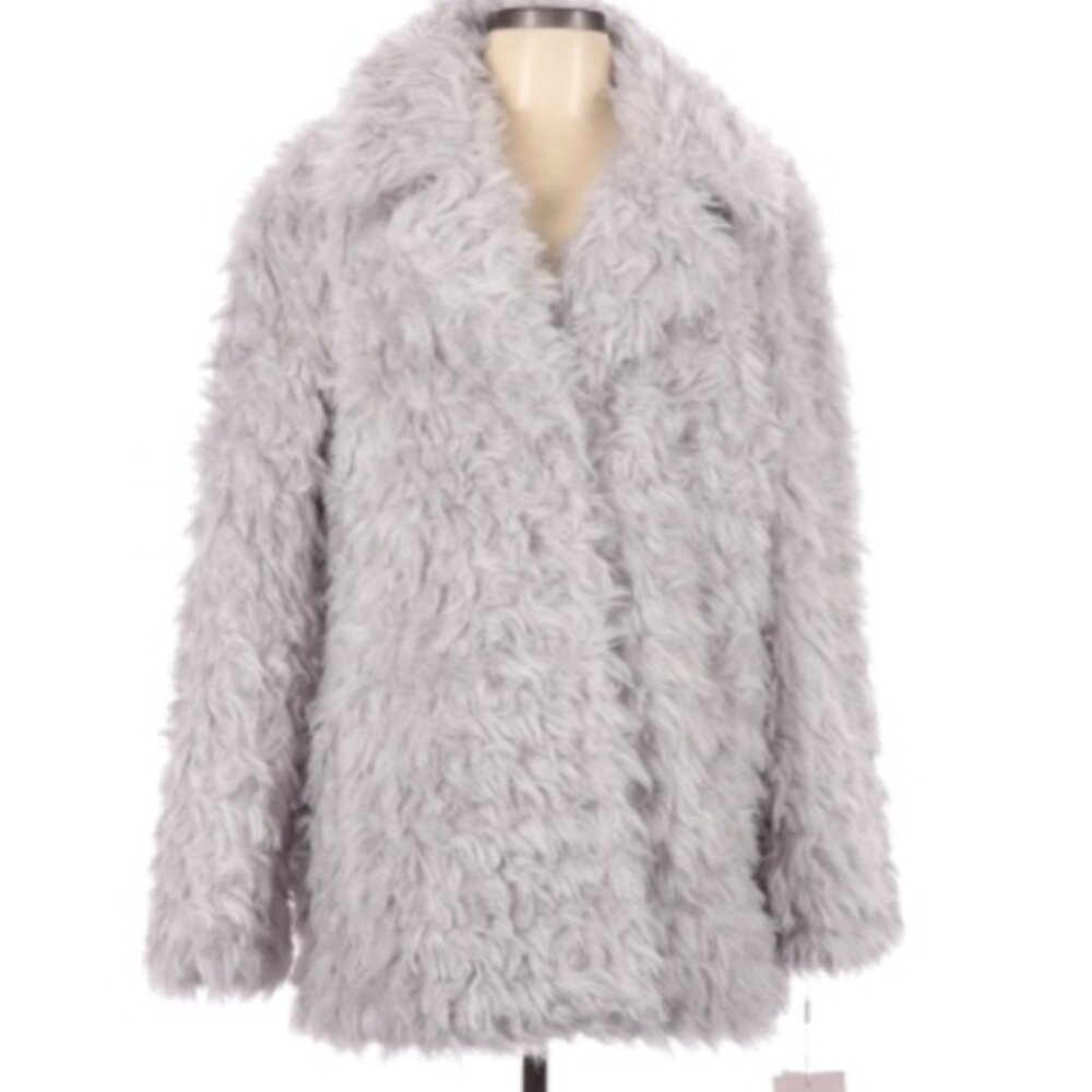 Avec Les Filles Faux Fur Jacket